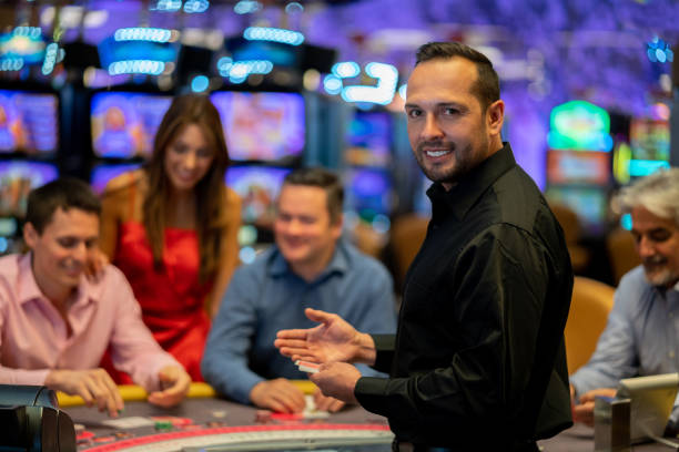 vplay89 live-dealer studio with professional croupiers and multi-camera HD broadcast setup